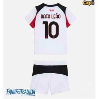 AC Milan Rafael Leao #10 Echipament de Fotbal Replică 2025-26 Copii Deplasare (+ Șorturi)